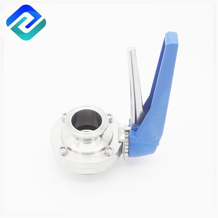 304 / 316L Sanitary Stainless Steel Clamped Weld Butterfly Valve